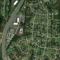 Merry Oaks Tennessee High Resolution Satellite Map