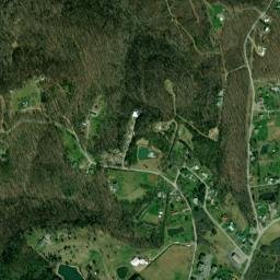 Ford Estates Tennessee High Resolution Satellite Map