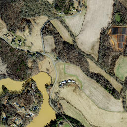 Yadkin County map(satellite map)