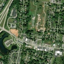 Beverly Hills Tennessee High Resolution Satellite Map