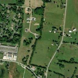 Burton Estates Tennessee High Resolution Satellite Map