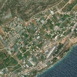 Aydıncık map(satellite map)
