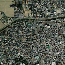 Gyōda map(satellite map)