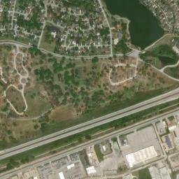 Sand Springs Expy Sand Springs OK High Resolution Satellite Map