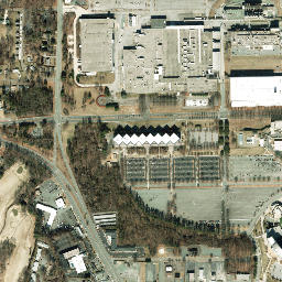Forsyth County map(satellite map)