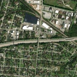 Woodbine Tennessee High Resolution Satellite Map