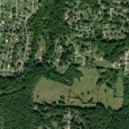 Pine Hills Tennessee High Resolution Satellite Map