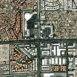 3842 South Spitze Drive Las Vegas NV High Resolution Satellite Map