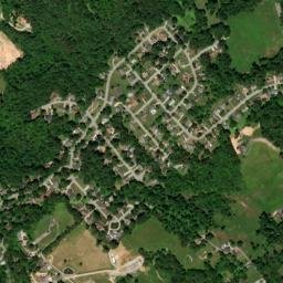 Westwood Estates Tennessee High Resolution Satellite Map