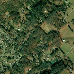 Blueberry Hills Tennessee High Resolution Satellite Map