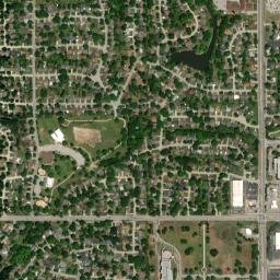 4013 East 41st Place Tulsa OK 74135 High Resolution Satellite Map