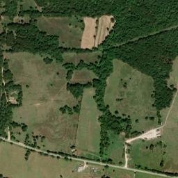 Denton Arkansas High Resolution Satellite Map