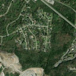 Town Park Estates Tennessee High Resolution Satellite Map