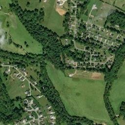 Wagonda Hills Tennessee High Resolution Satellite Map