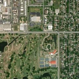 5237 South Irvington Avenue Tulsa OK High Resolution Satellite Map