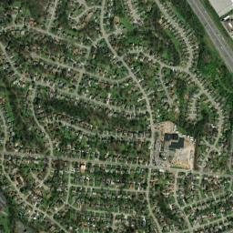 Beverly Heights Tennessee High Resolution Satellite Map