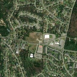 Castlegate Estates Tennessee High Resolution Satellite Map