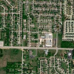 1332 N Trinity Dr Fayetteville Arkansas High Resolution Satellite Map