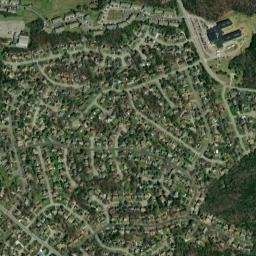 Cherry Hills Tennessee High Resolution Satellite Map