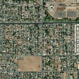 1417-1423 W Putnam Ave Porterville High Resolution Satellite Map