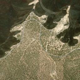 Hermit Road Grand Canyon National Park High Resolution Satellite Map