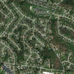 Barclay Square Tennessee High Resolution Satellite Map