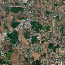 Bandō-shi map(satellite map)