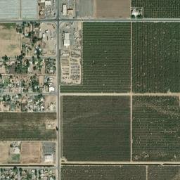 Cotton Center California High Resolution Satellite Map