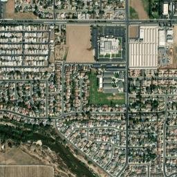 W Clare Ave Porterville California  High Resolution Satellite Map