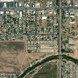 1347-1359 N Walch St Porterville CA Satellite Map