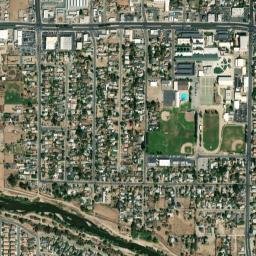 136 S Jaye St Porterville CA 93257 High Resolution Satellite Map