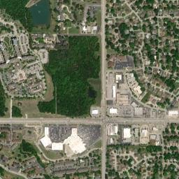 6387-6499 East 67th Street Tulsa OK  High Resolution Satellite Map