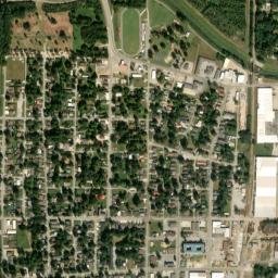 300-398 North 2nd Street Paragould AR High Resolution Satellite Map