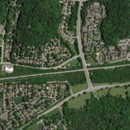 Satellite view of Harpeth Hills Golf Course