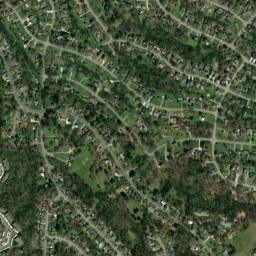 Whispering Hills Tennessee High Resolution Satellite Map