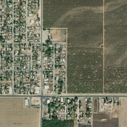 Poplar California High Resolution Satellite Map