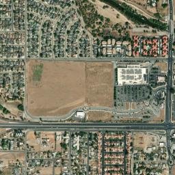 CA-190 & CA-65 Porterville CA 93257 High Resolution Satellite Map