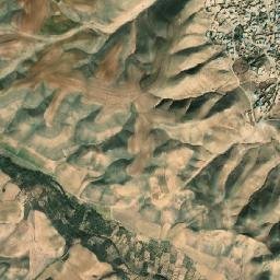 Tup Aghaj map(satellite map)
