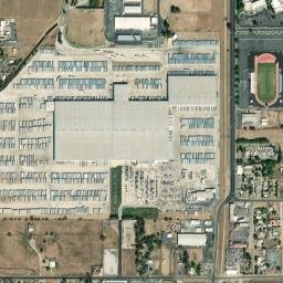 1301-1399 S F St Porterville CA High Resolution Satellite Map