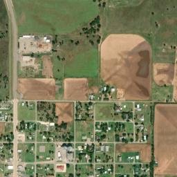 Broadway Street, Taloga, OK 73667, USA High Resolution Satellite Map