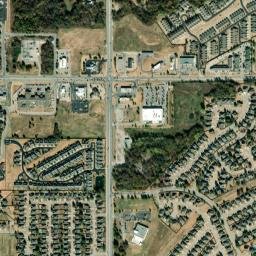 East 79th Place, Tulsa, OK 74133, USA High Resolution Satellite Map