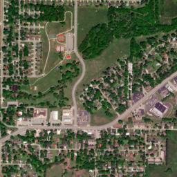 114-120 East Main Street, Farmington, AR High Resolution Satellite Map