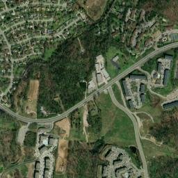 Brookview Estates Tennessee High Resolution Satellite Map