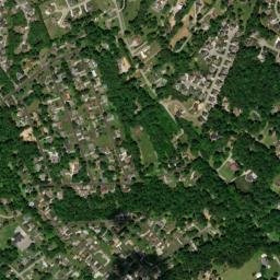 Ponderosa Hills Tennessee High Resolution Satellite Map