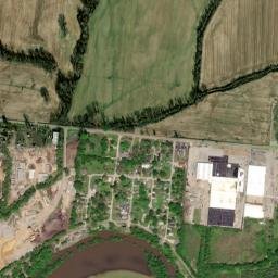 Evansville Tennessee High Resolution Satellite Map