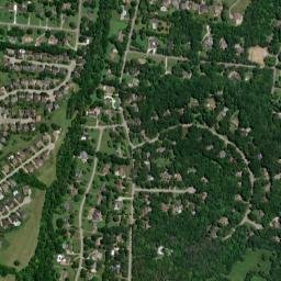 Red Bud Tennessee High Resolution Satellite Map