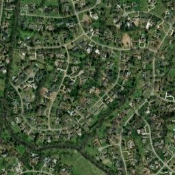 River Oak Estates Tennessee High Resolution Satellite Map