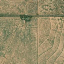 Highway 120, Kiowa National Grassland, Roy High Resolution Satellite Map