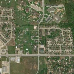 9545 South Cleveland Street Jenks OK High Resolution Satellite Map