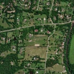 Trace End Estates Tennessee High Resolution Satellite Map